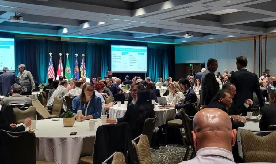 group at conference