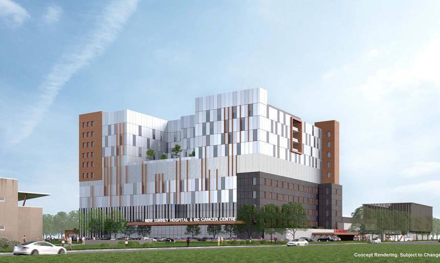 Surrey New Hospital Rendering