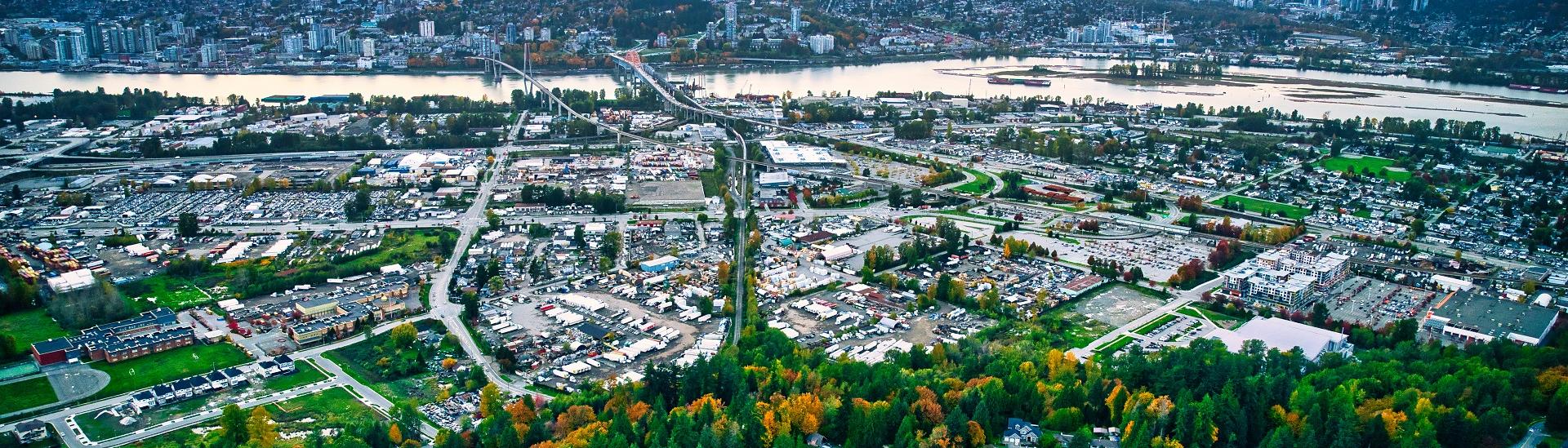 aerial of bridgeview and south westminster